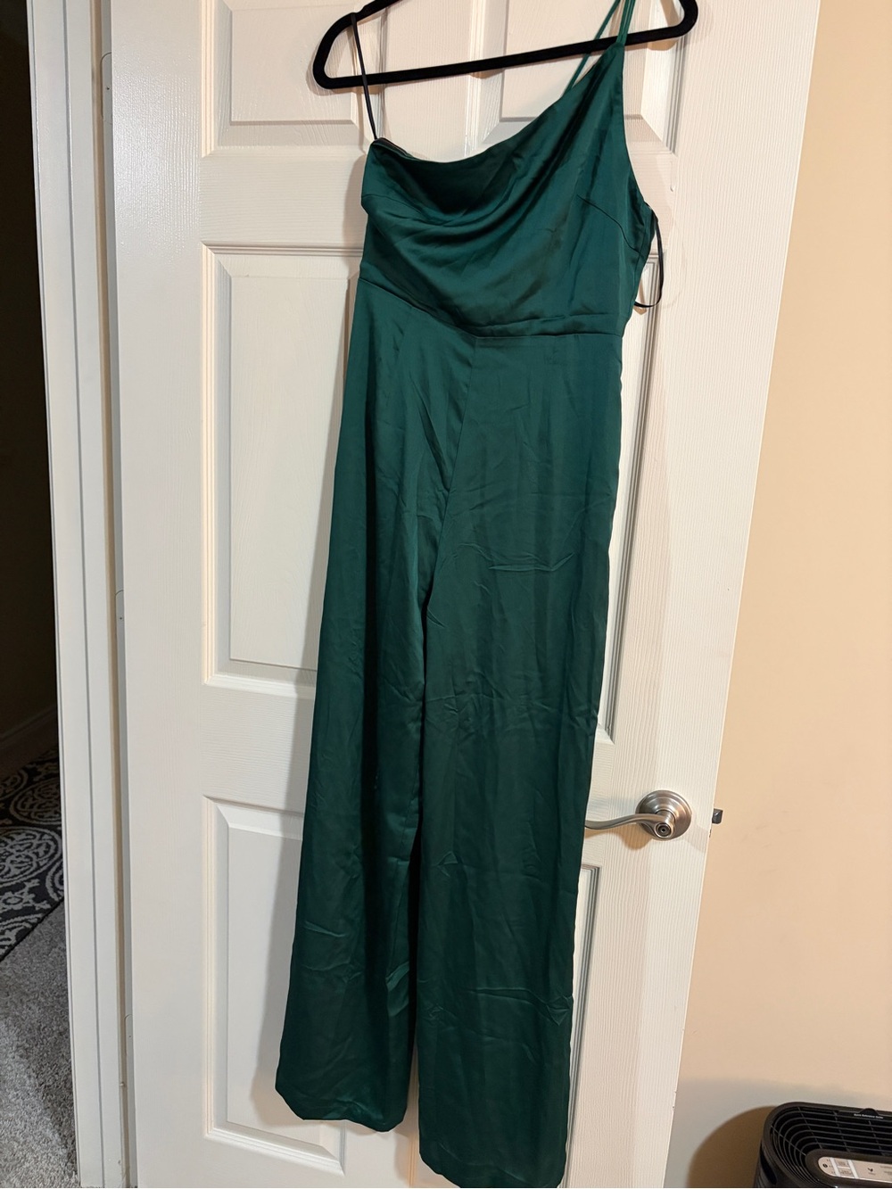Hello MollyGreen Satin Jumpsuit Size 8 NWT